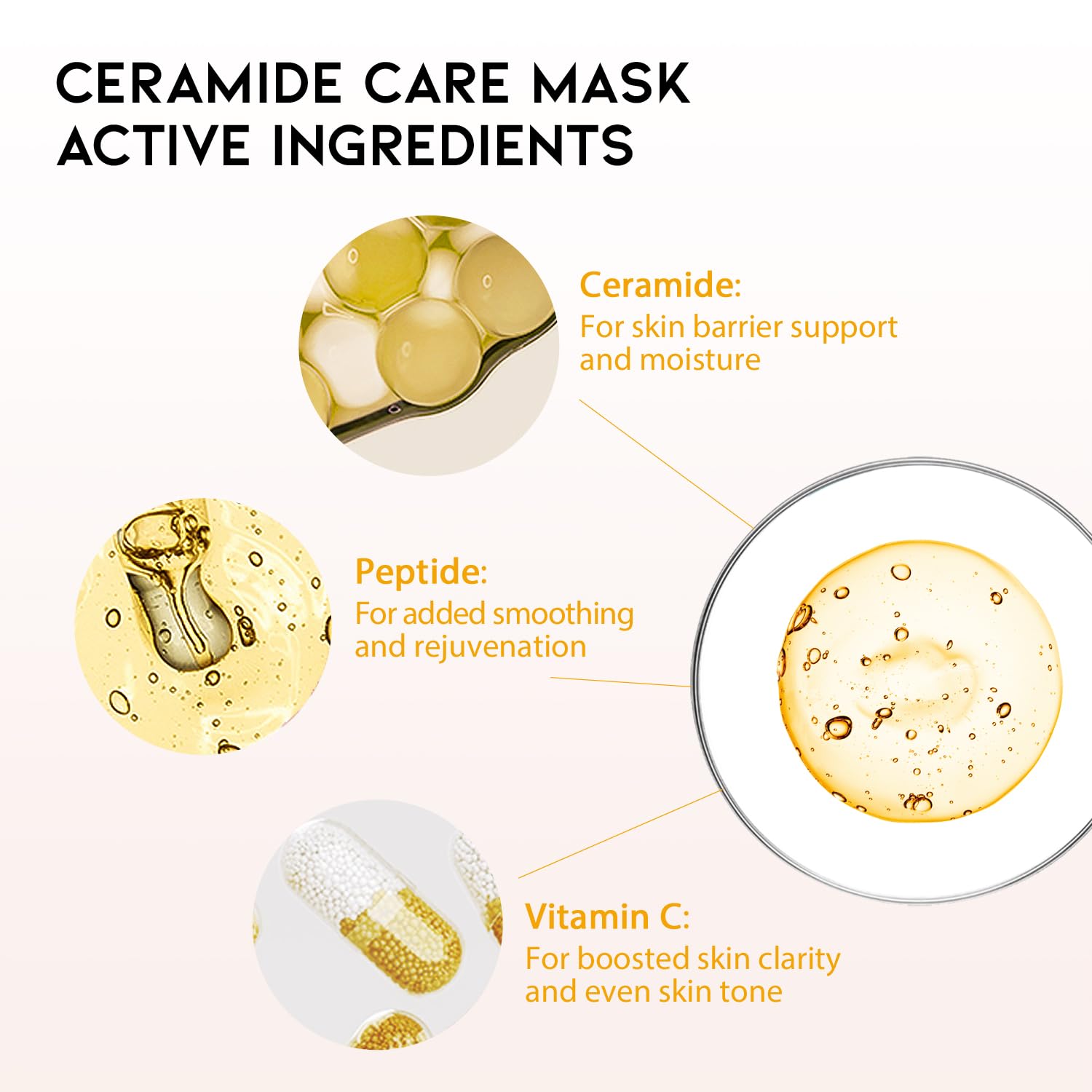 Masque ceramide nourrissant OOTD pour renforcer la barrière cutanée