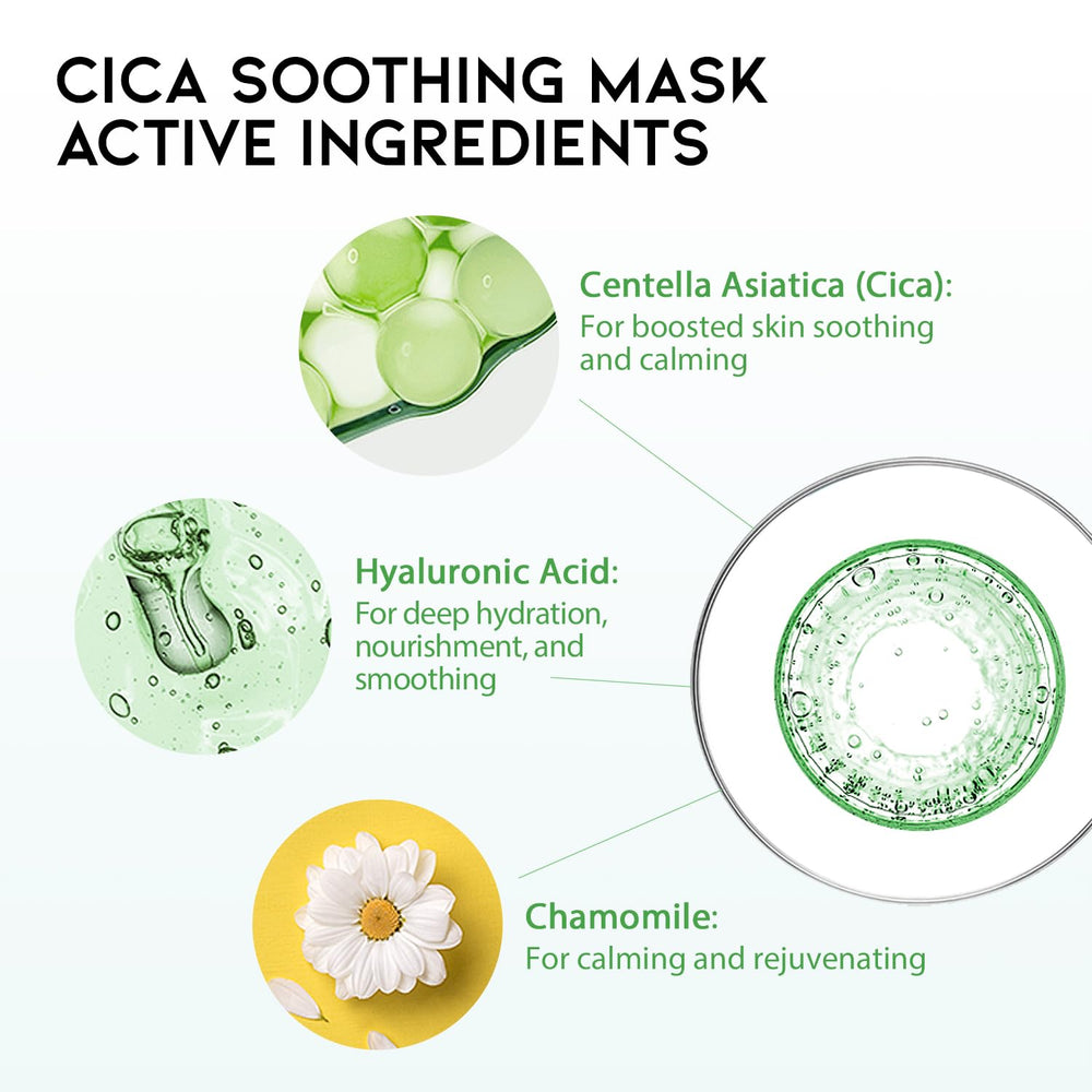 OOTD Masque Cica – apaisement après irritations et stress cutané.