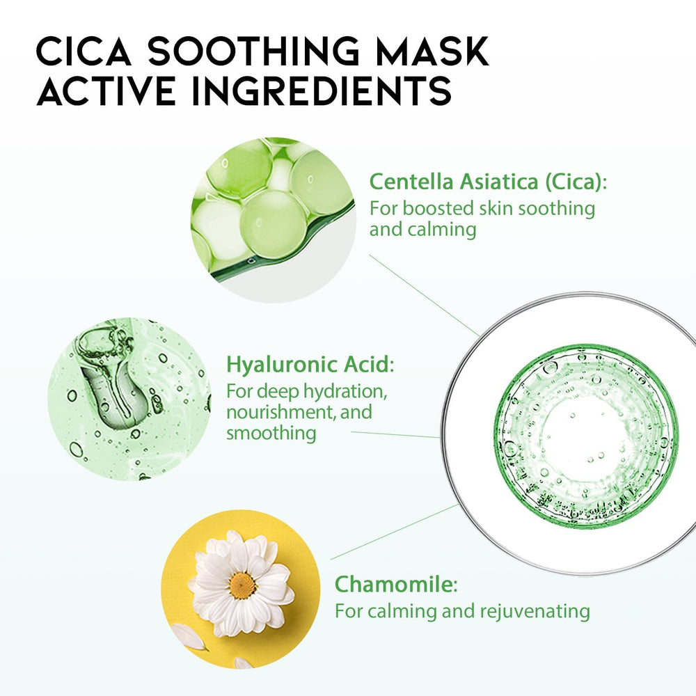OOTD masque visage cica — douceur et réparation ciblée pour les zones sensibles.