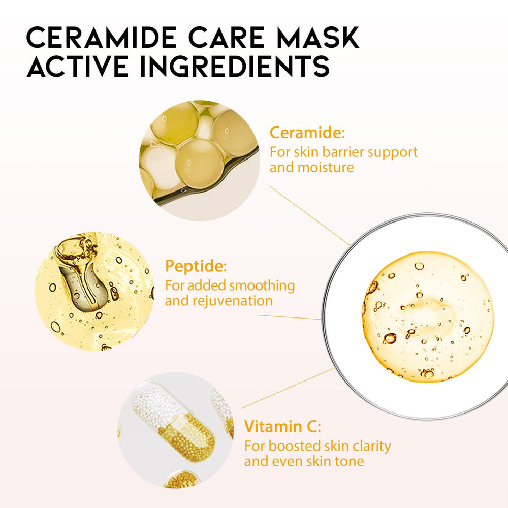 #OOTD masque-visage peptide soutient la barrière cutanée et douceur.