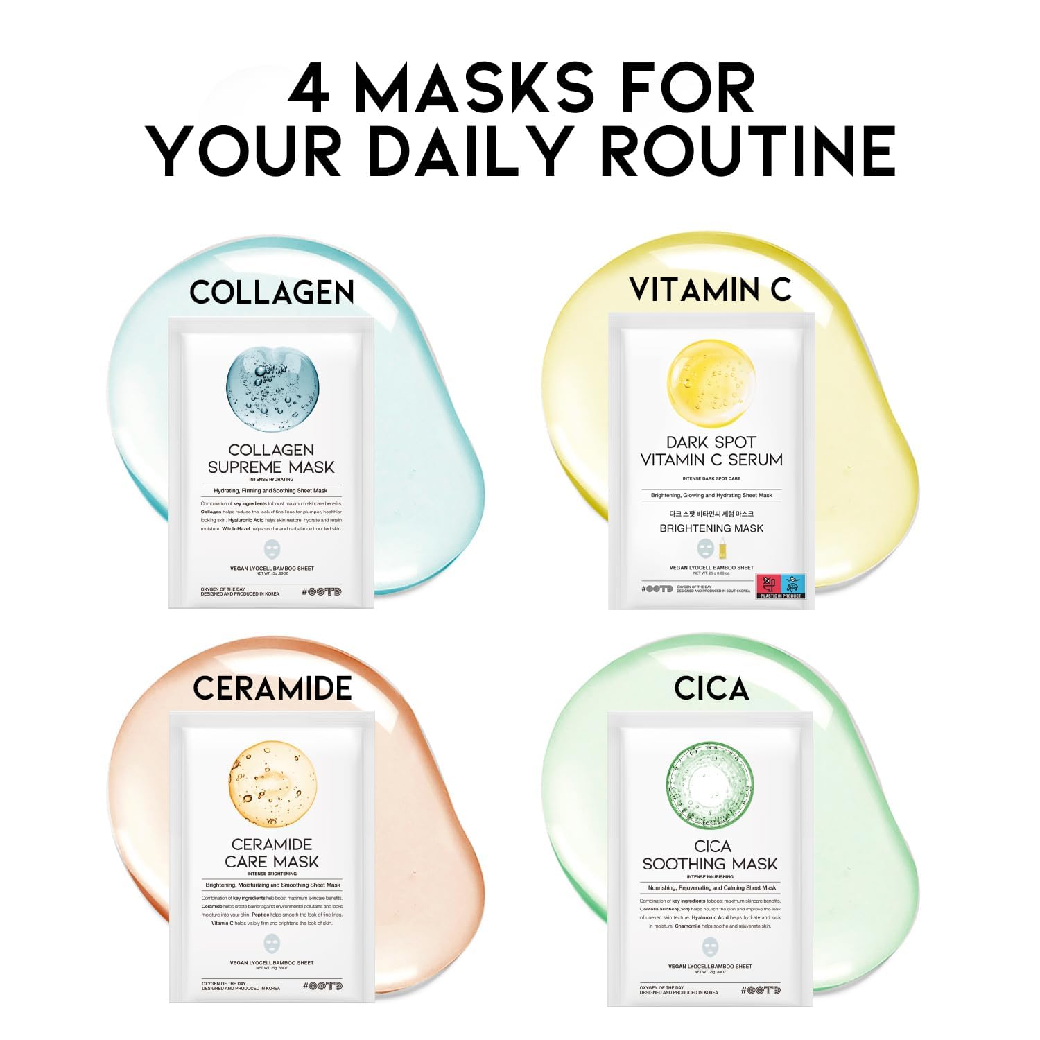 OOTD masque visage revitalisant — redonne éclat et énergie à la peau.
