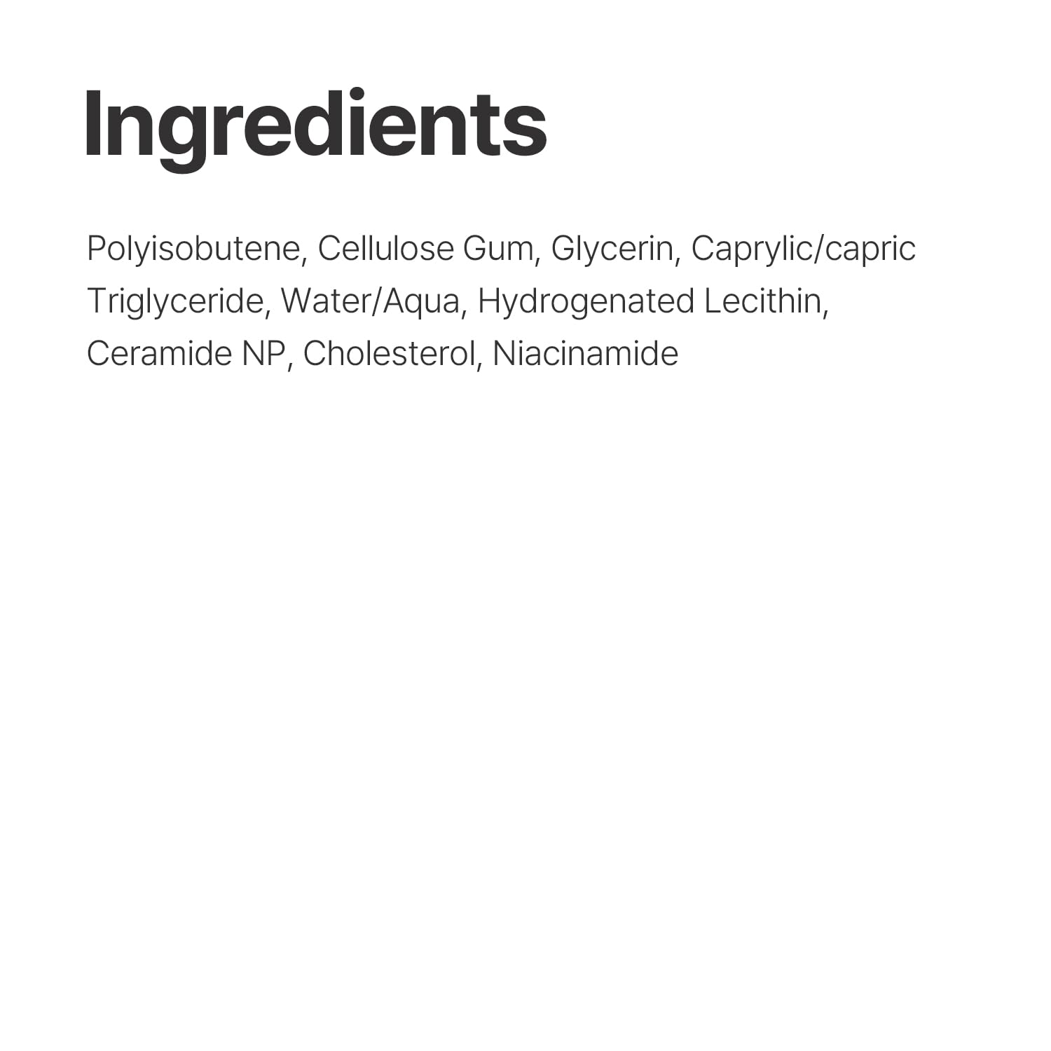 Pansement #OOTD contient Niacinamide et Céramide pour la barrière cutanée