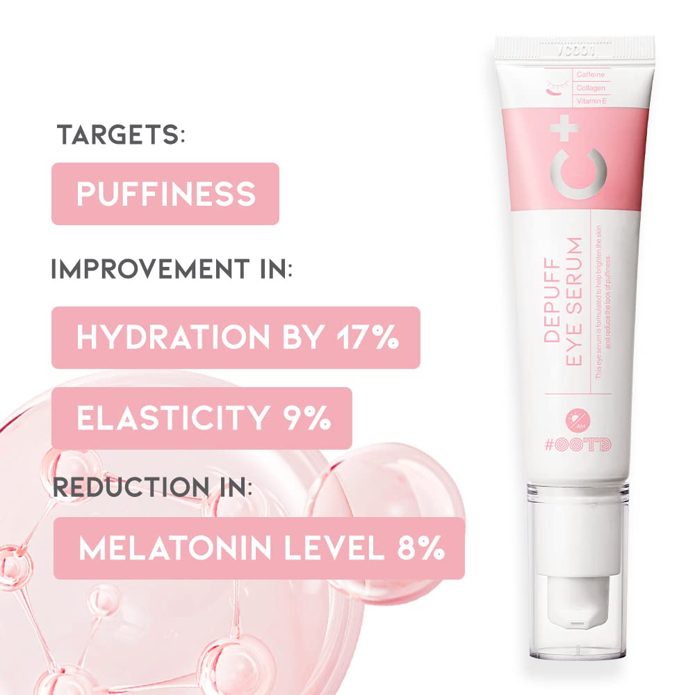 Texture légère du sérum contour des yeux #OOTD pour une absorption rapide.