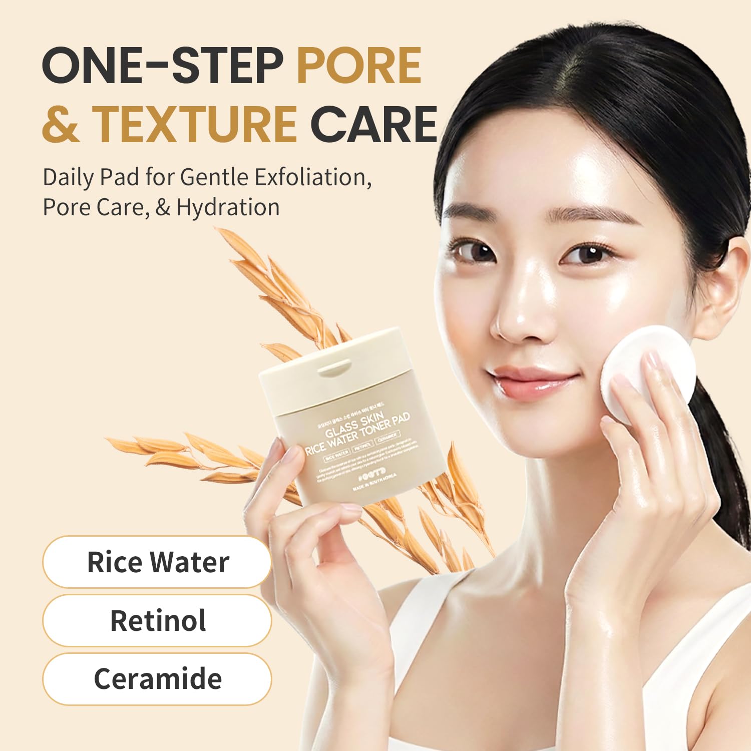 OOTD Toner Pads barrière renforcée avec rétinol et céramides.