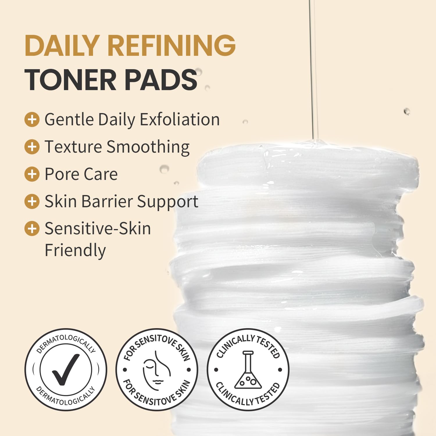 OOTD Toner Pads formule végane et douce pour tous types de peau.