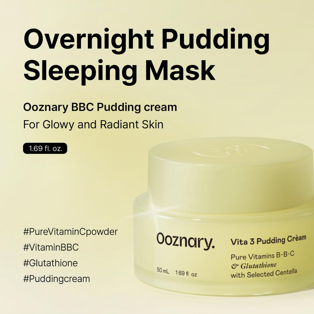 OOZNARY Vita3 Crème pudding centella: apaisement et renforcement de la barrière.
