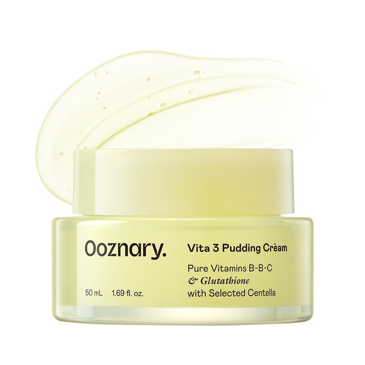 OOZNARY Vita3 Crème pudding vitamine C: absorption rapide pour un éclat durable.