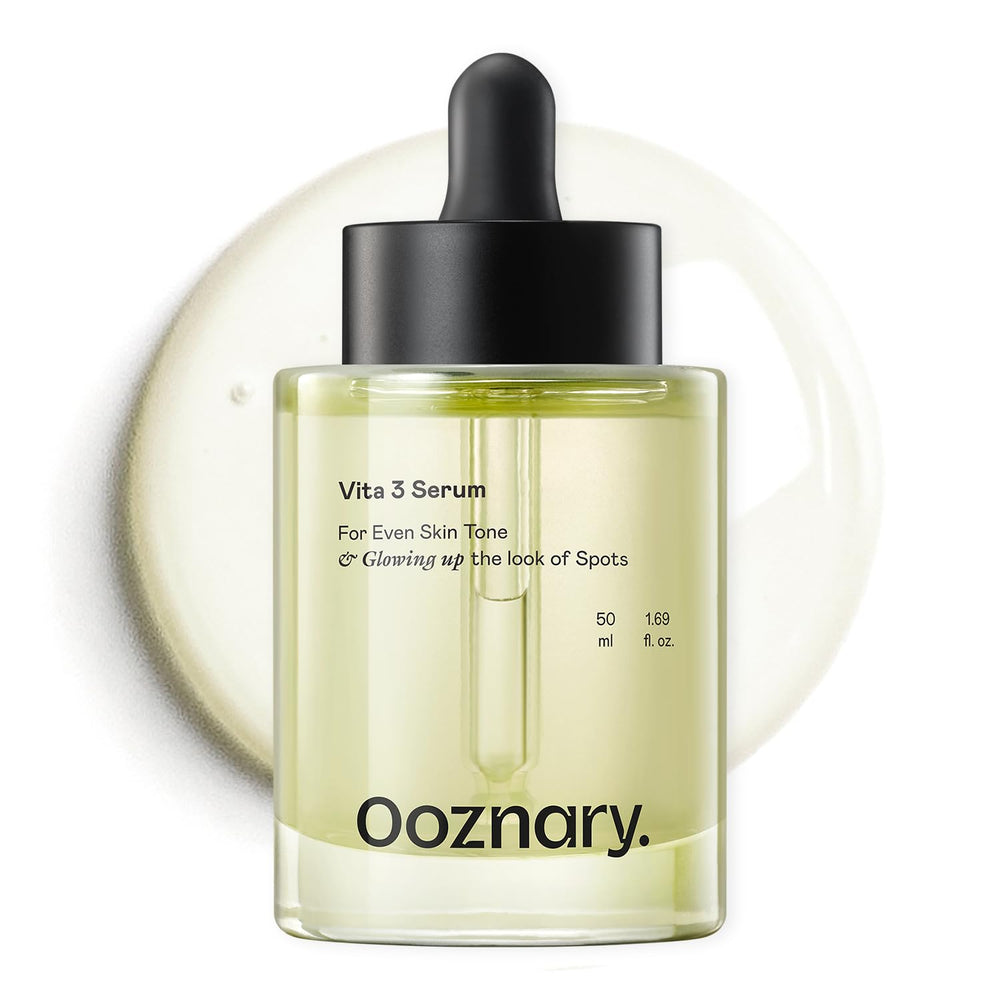 OOZNARY Vita 3 Sérum, flacon-pour, application facile et absorption rapide.