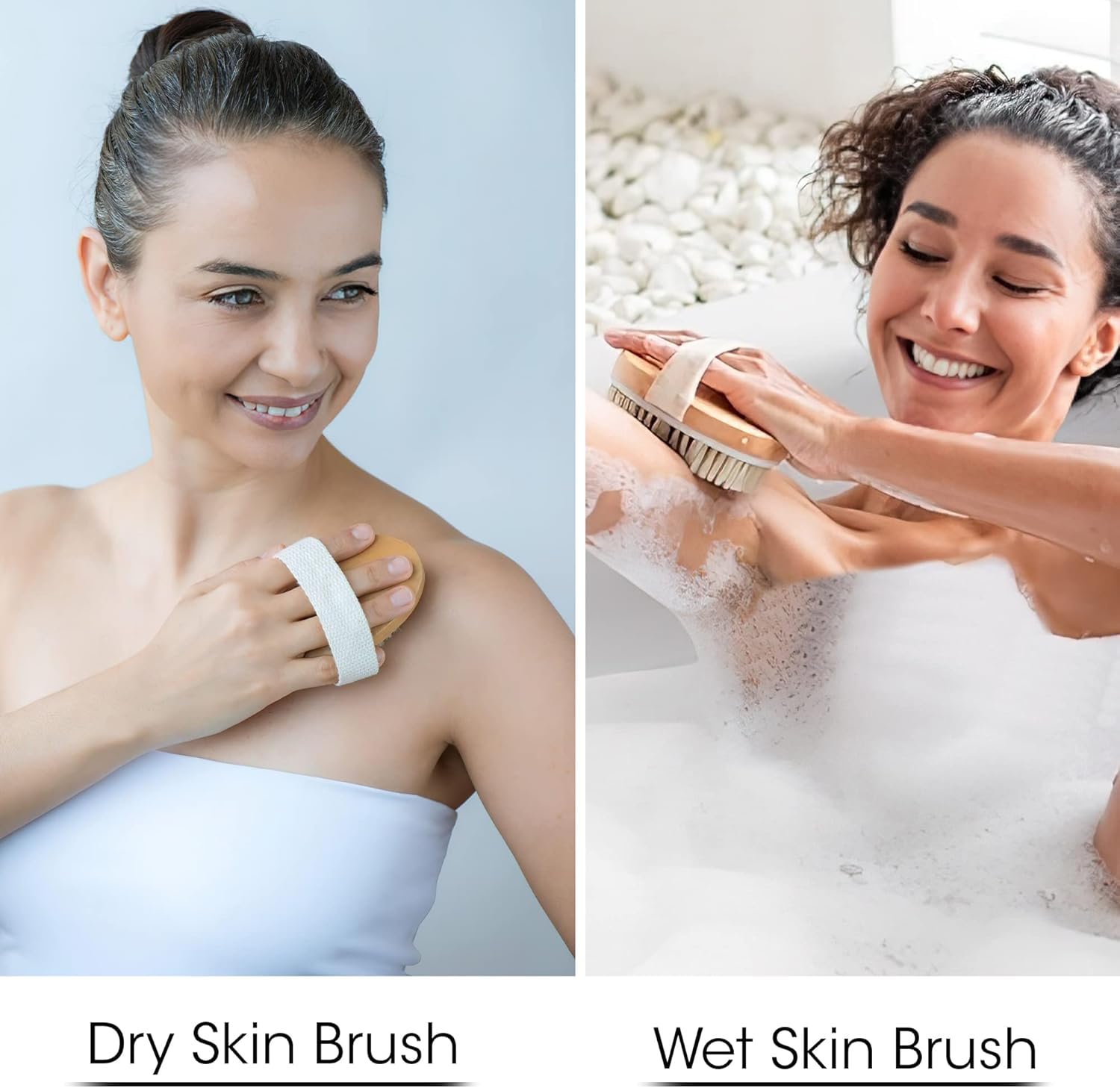 OPAZ brosse corps duo, pratique pour usage quotidien
