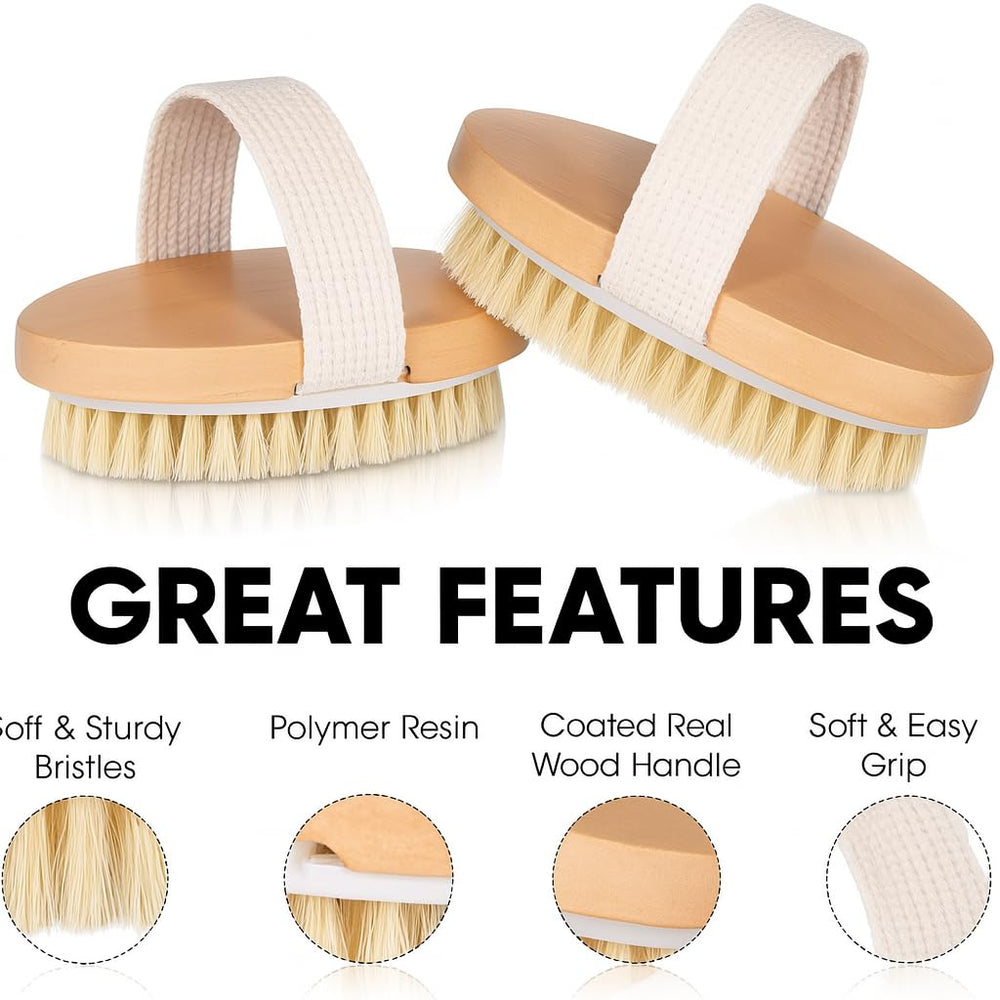 OPAZ brosse corps poils de sanglier exfoliante adaptée à la douche