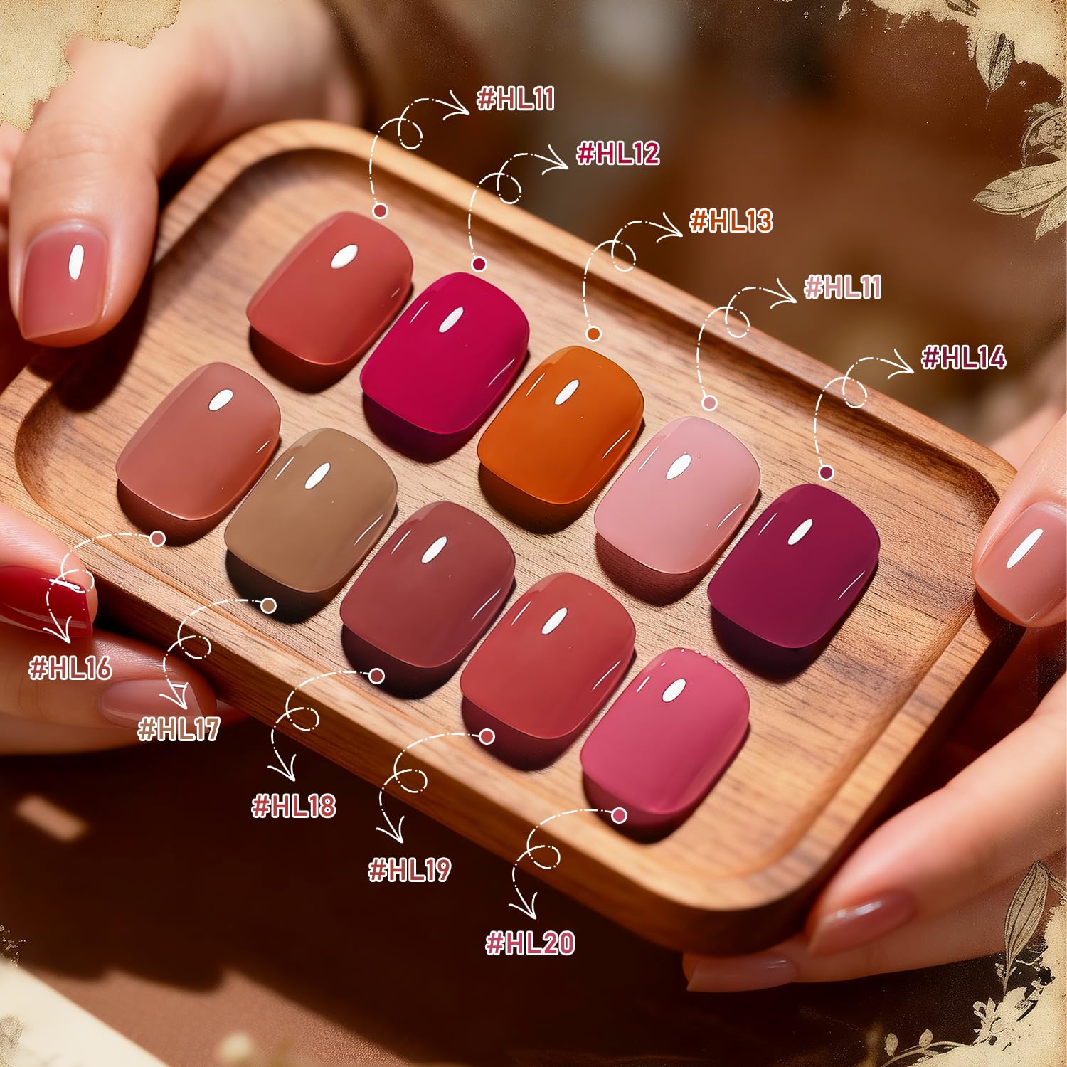 OpenLive bouteilles-vernis rouge Bordeaux, palette riche pour soirées et travail
