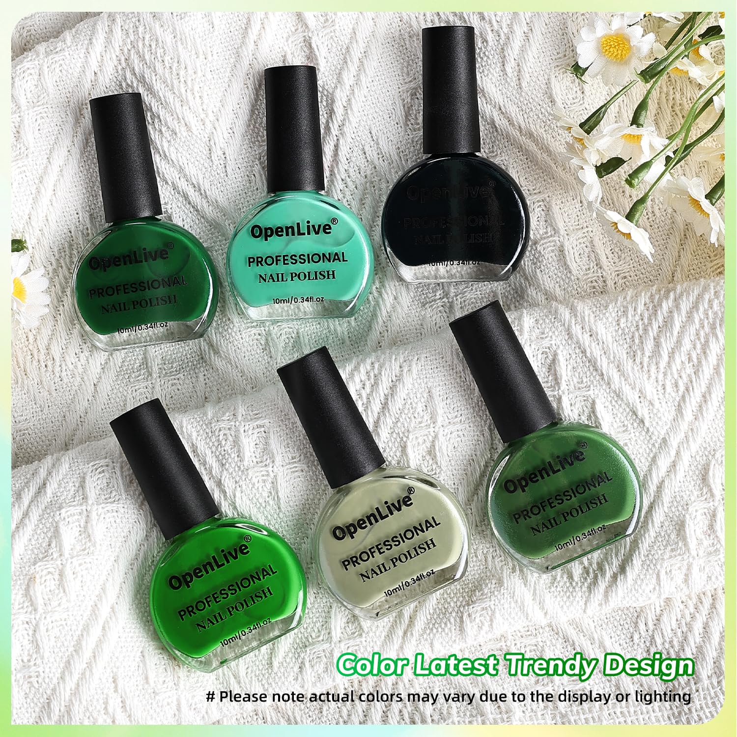 Application rapide du vernis OpenLive sans lampe UV