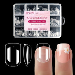 OPkssnails ensemble de 360 ongles enfants, idéal pour styles variés à domicile.