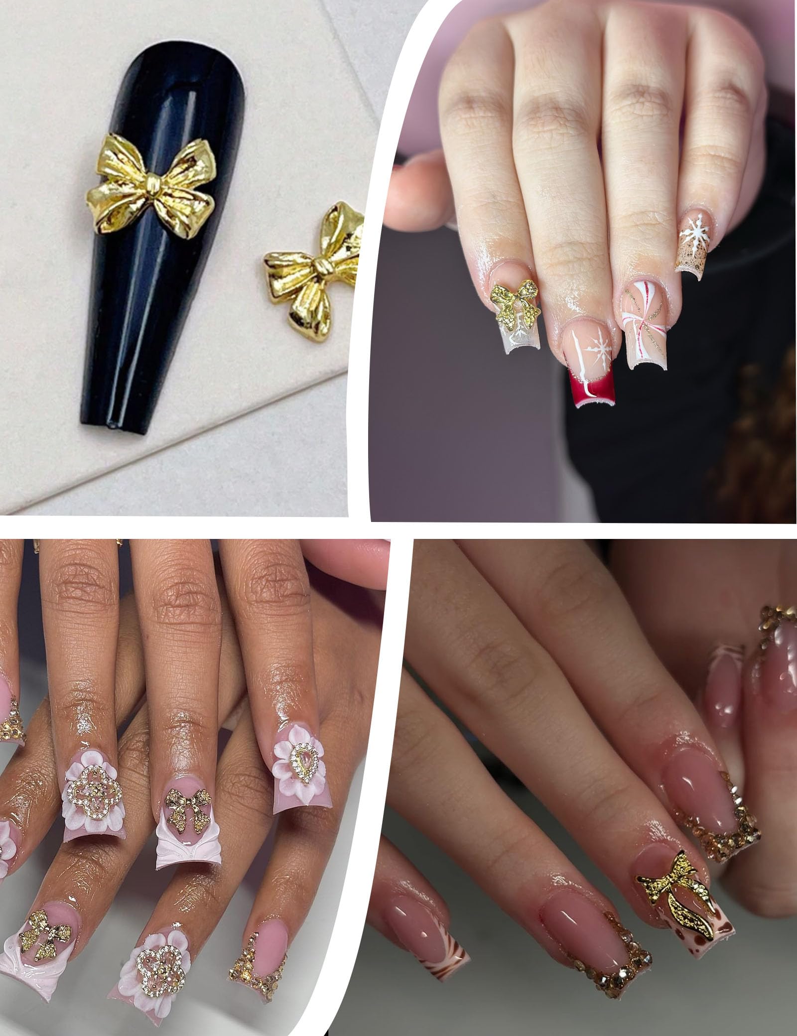 OPMADM adhesion facile des charmes or sur ongles.