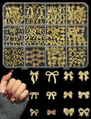 OPMADM ensemble de charmes or pour ongles, glamour et delicatesse.