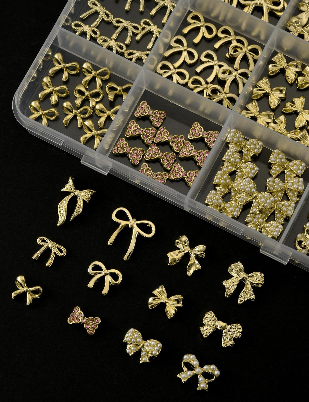 OPMADM formes noeud or variees pour art des ongles.