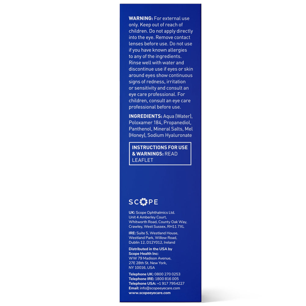 Optase Life application coton paupières – démaquillage doux et efficace.