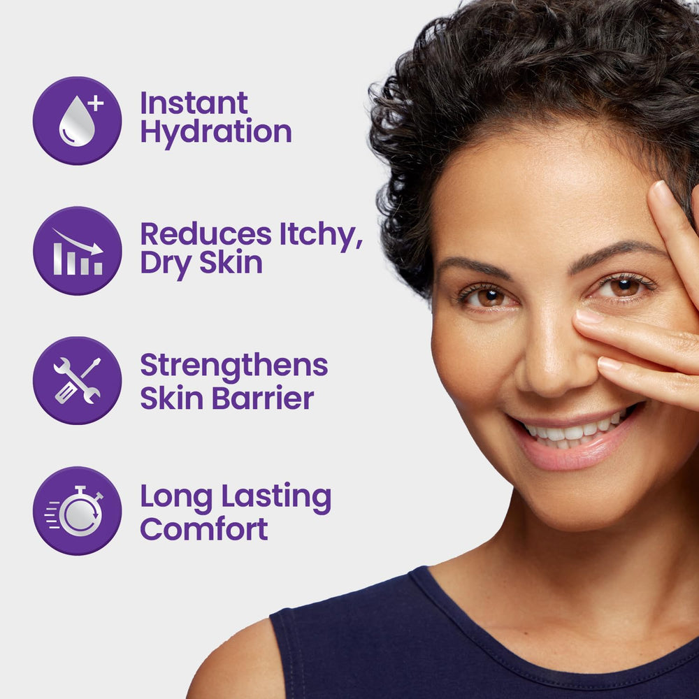 Nonsticky Optase LIFE Sensitive Eye Cream formula layers easily under makeup.