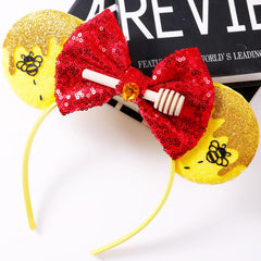 Opzzqz serre-tete plastique durable, oreilles brillantes pour fête.