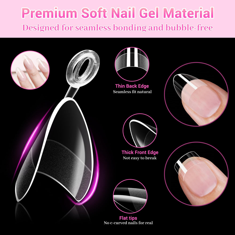 Oquml surface lisse prête pour gel et décorations