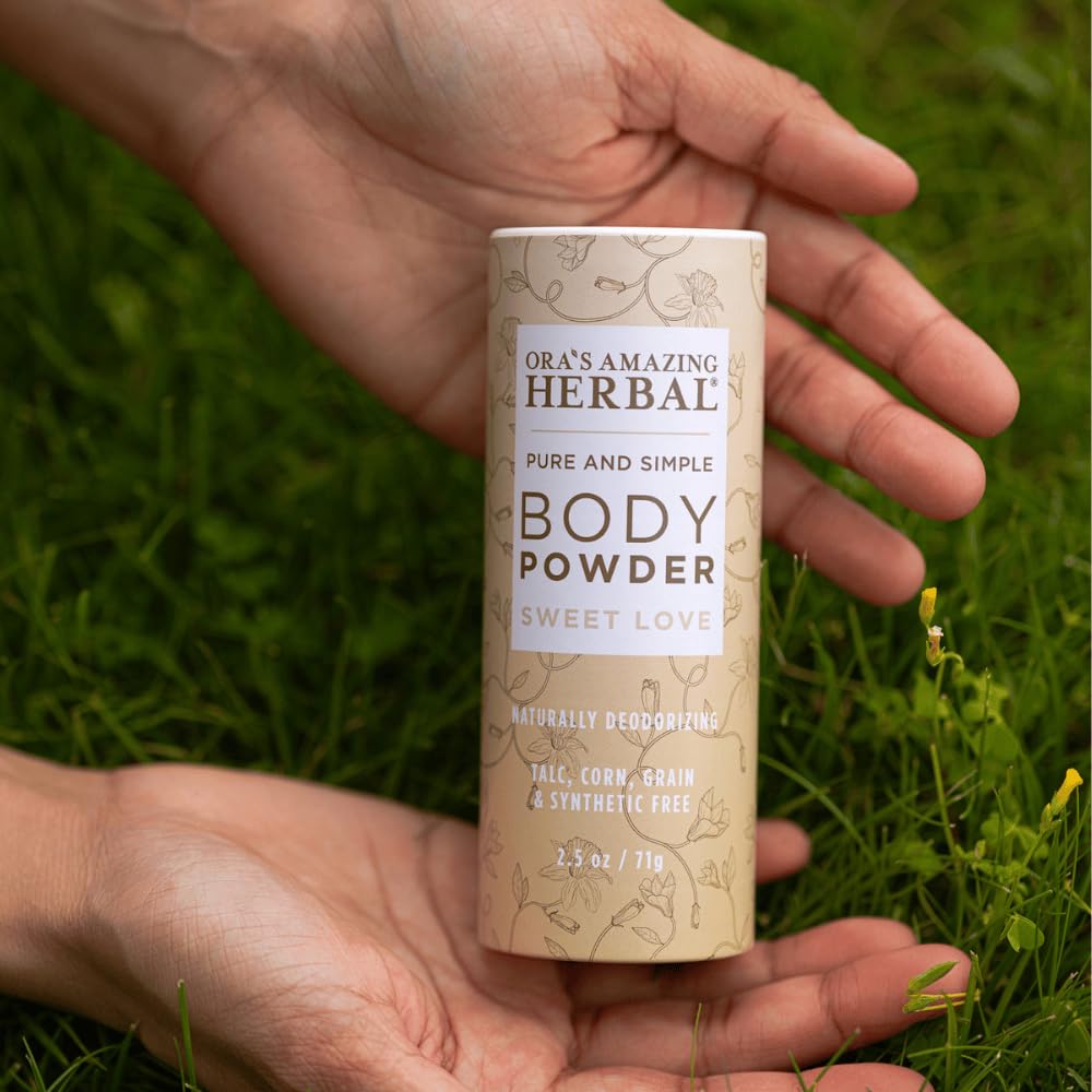 Poudre Ora's Amazing Herbal pour les pieds et les chaussures, fraîcheur durable.