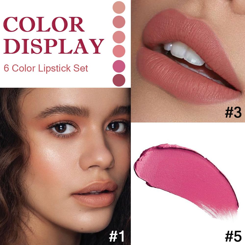 ORANOT rouge à lèvres mat, nuance brun pour un style élégant et durable.