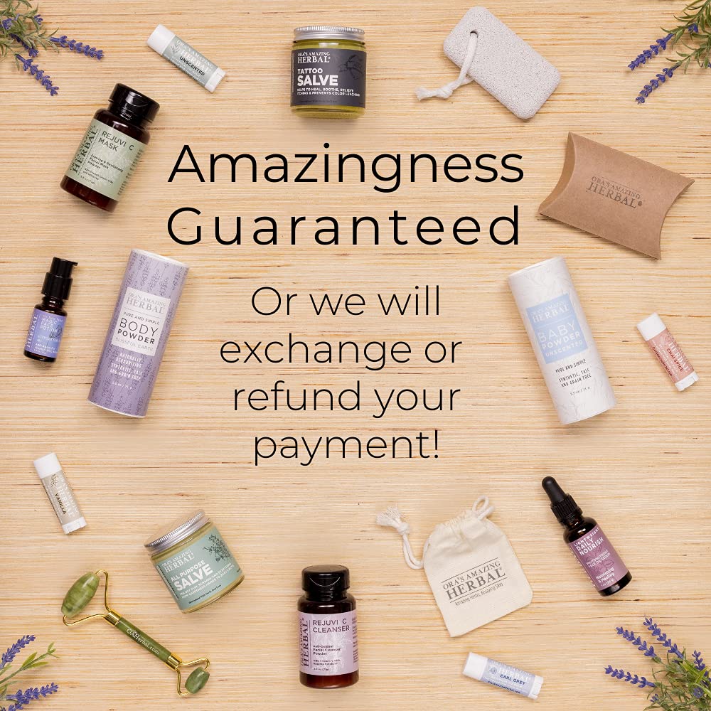 Cosmétique éthique Ora's Amazing Herbal non testée sur animaux