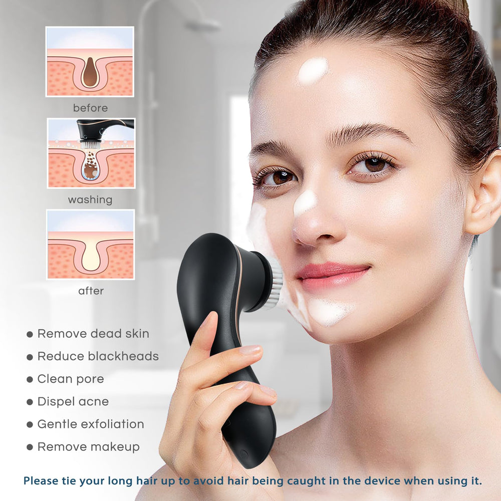 Orauley brosse-visage ipx7 impermeable pratique sous la douche.