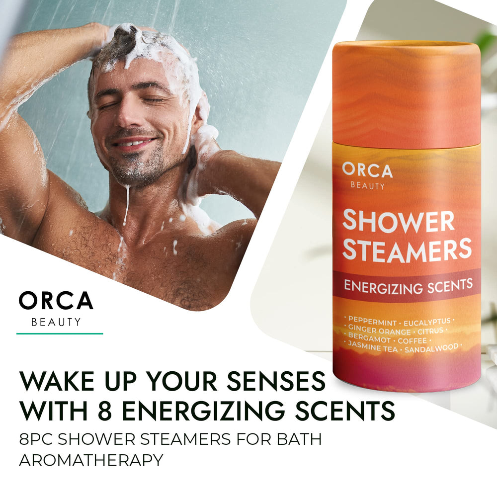 ORCA Beauty bombes-vapeur-douche-jasmin-the: ambiance florale et calme matinal.