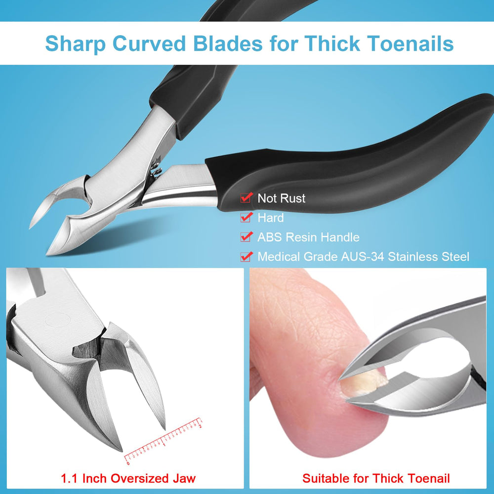 Orelex coupe-ongles épais et incarnés pour tailler sans effort.