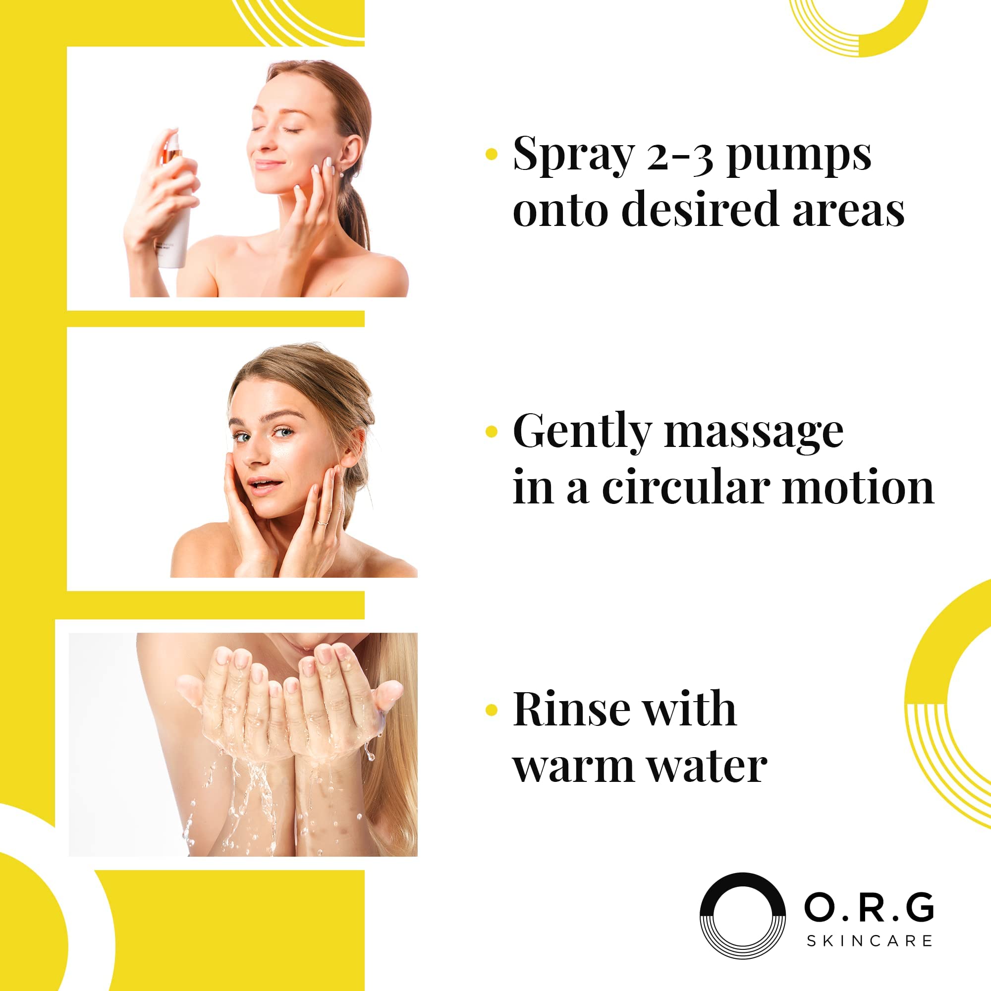 O.R.G. Skincare Peel Off - démonstration d'application pour exfolier en douceur.