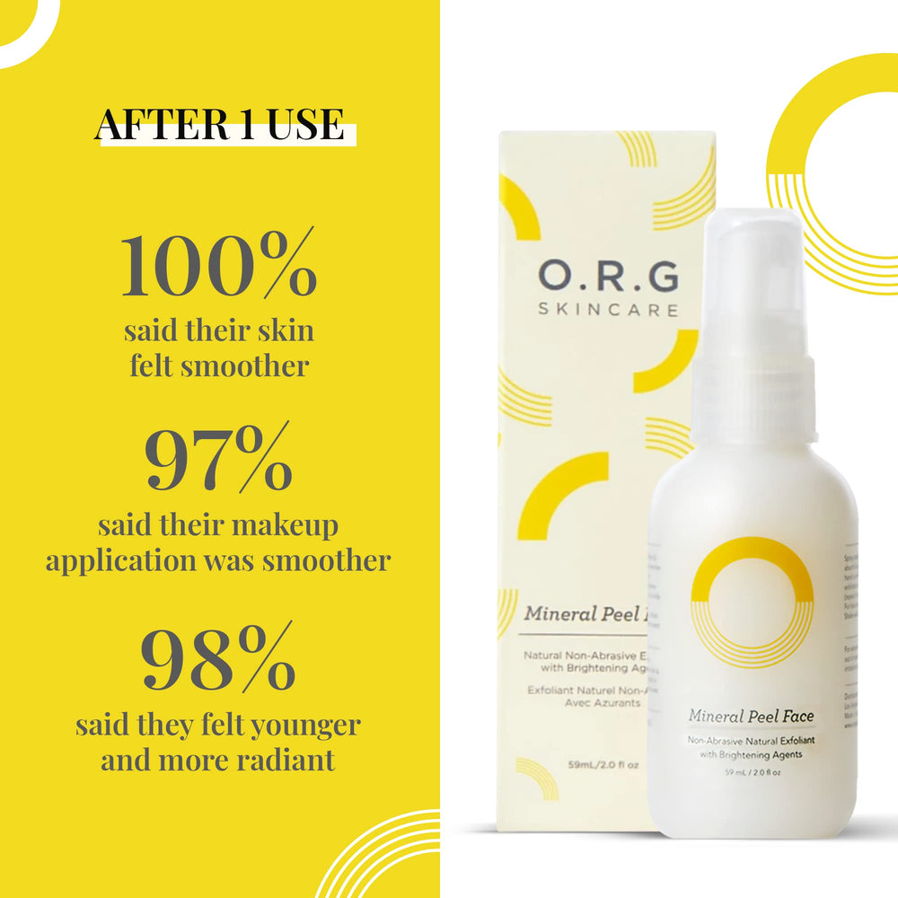 O.R.G. Skincare Peel Off - huile de jojoba pour nourrir sans dessèchement.