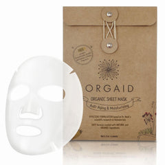 Masque ORGAID en feuille bio avec absorption optimale pour hydrater la peau.