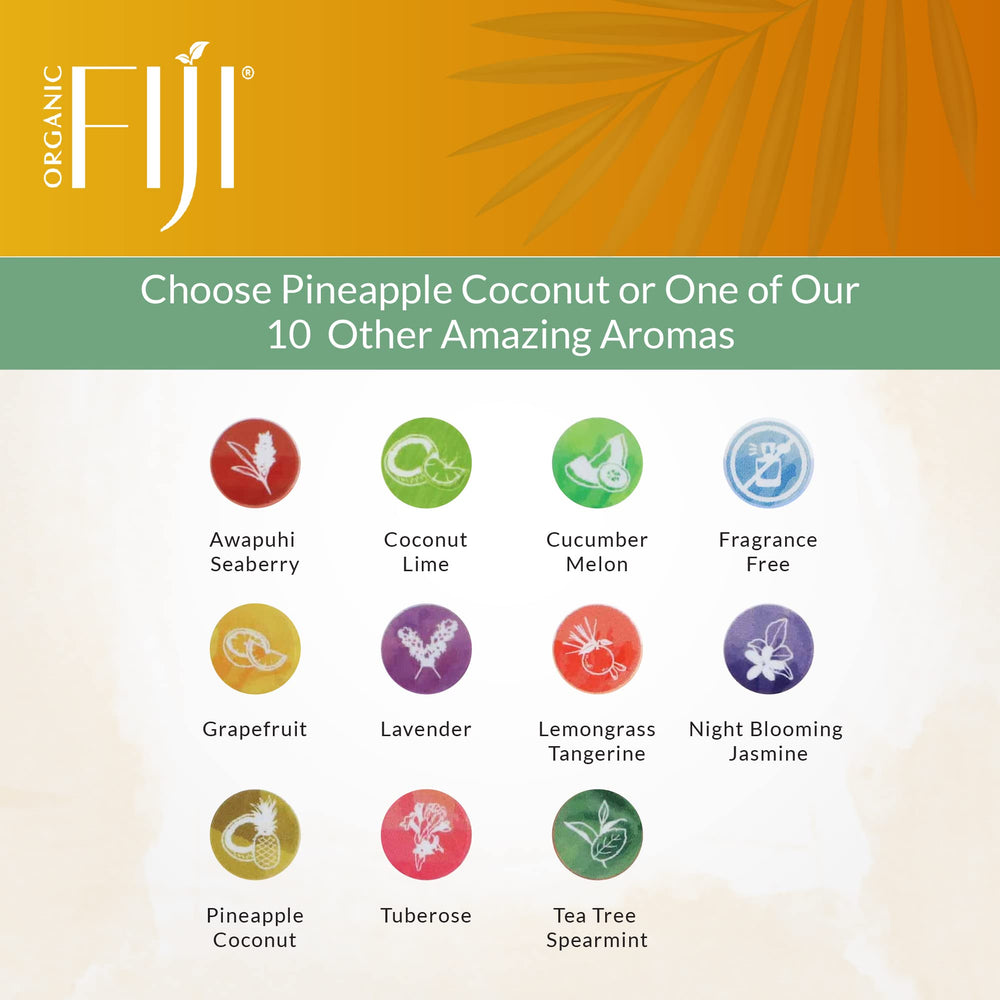 Coco Fiji: emballage premium, cadeau parfait pour soins quotidiens.