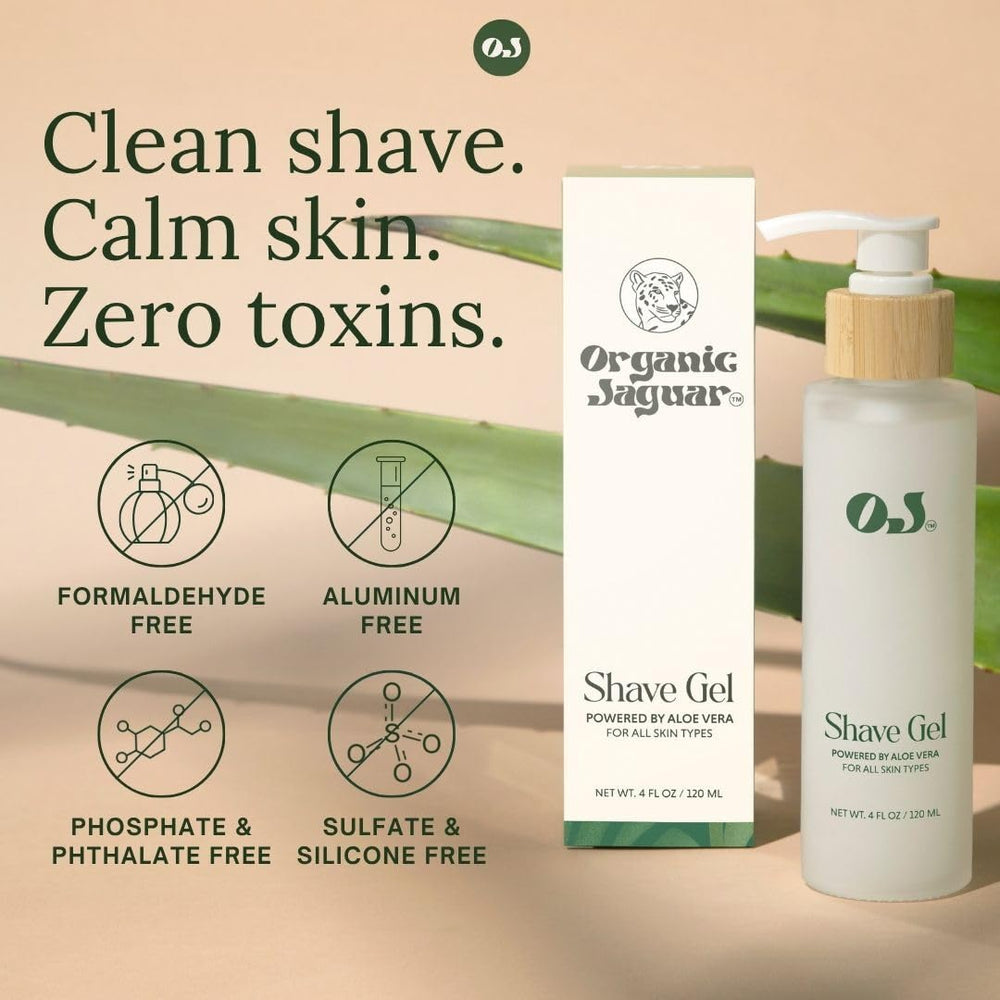 Organic Jaguar aloé véra-extrait apaise et hydrate la peau.