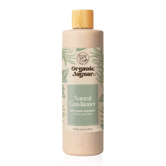 Organic Jaguar après-shampoing menthe romarin, bouteille — parfum frais et soin léger.