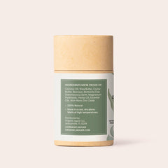 Organic Jaguar déodorant beurre karité: texture crémeuse et nourrissante.