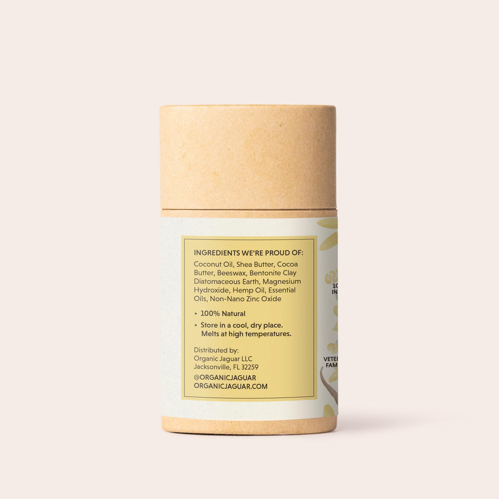 Organic Jaguar Déodorant citron-vanille texture crème naturelle
