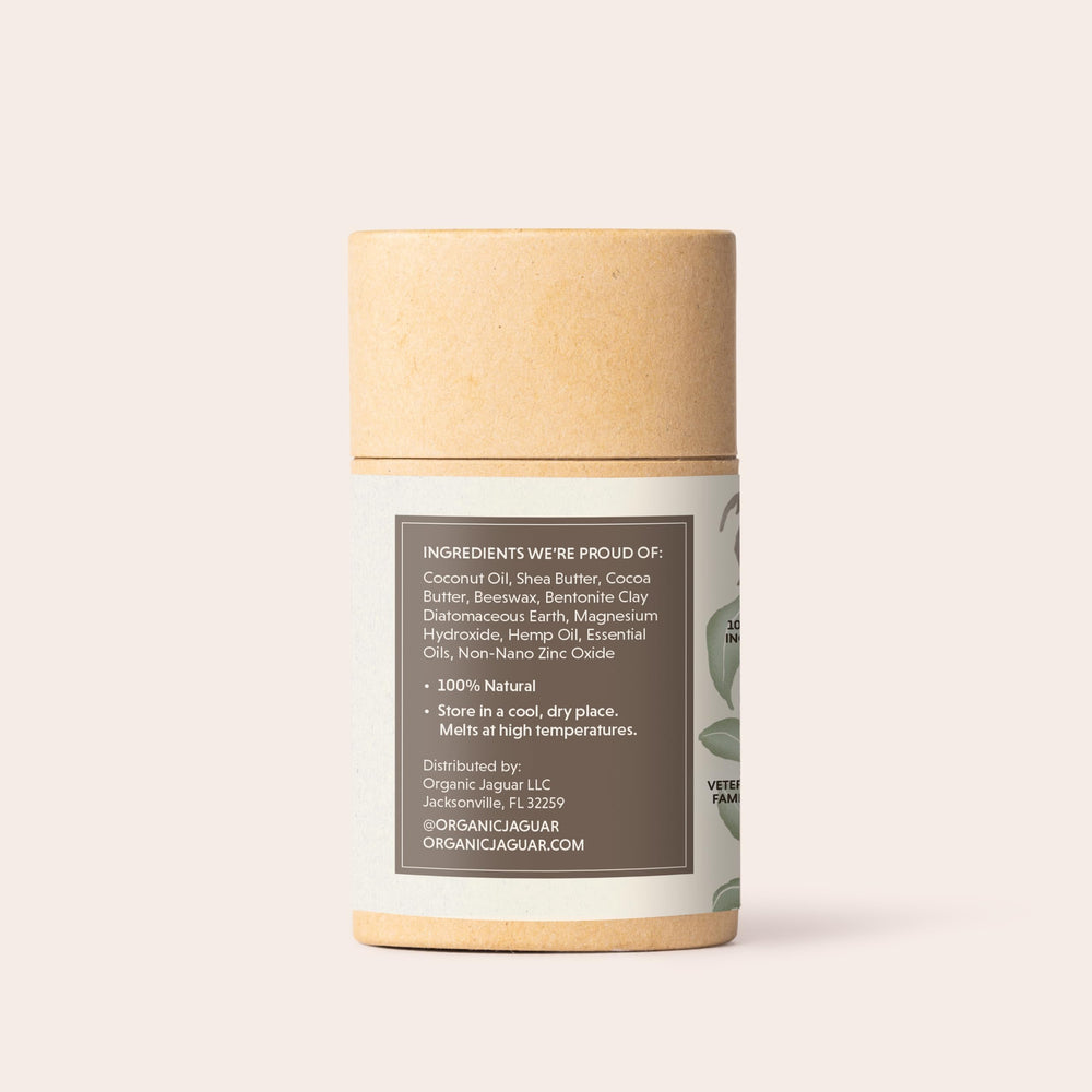 Texture crème Organic Jaguar sans aluminium, douce pour peau sensible et peaux délicates.