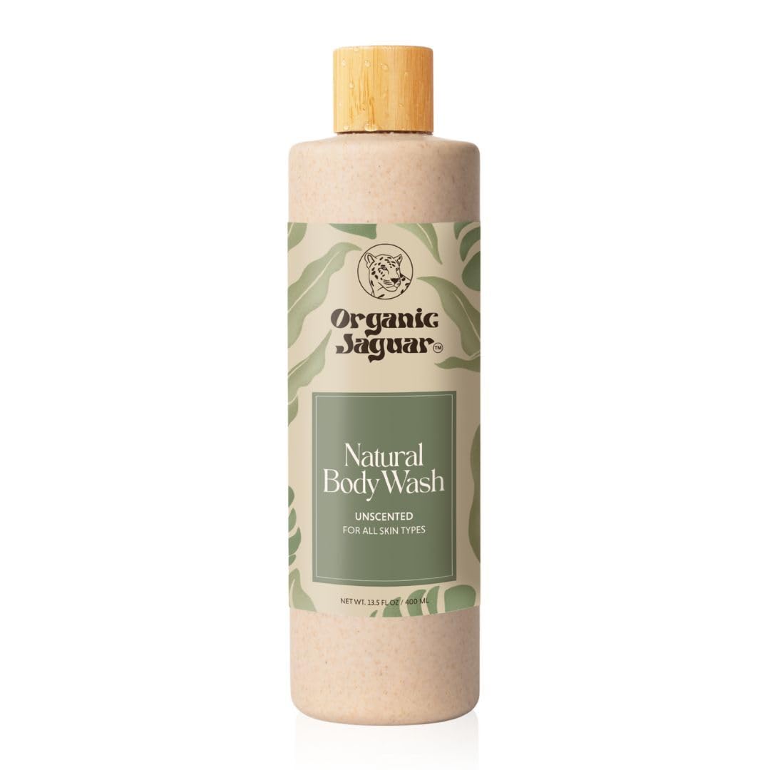 Organic Jaguar – bouteille-lavage-corps avec gel d aloès pour hydratation durable.