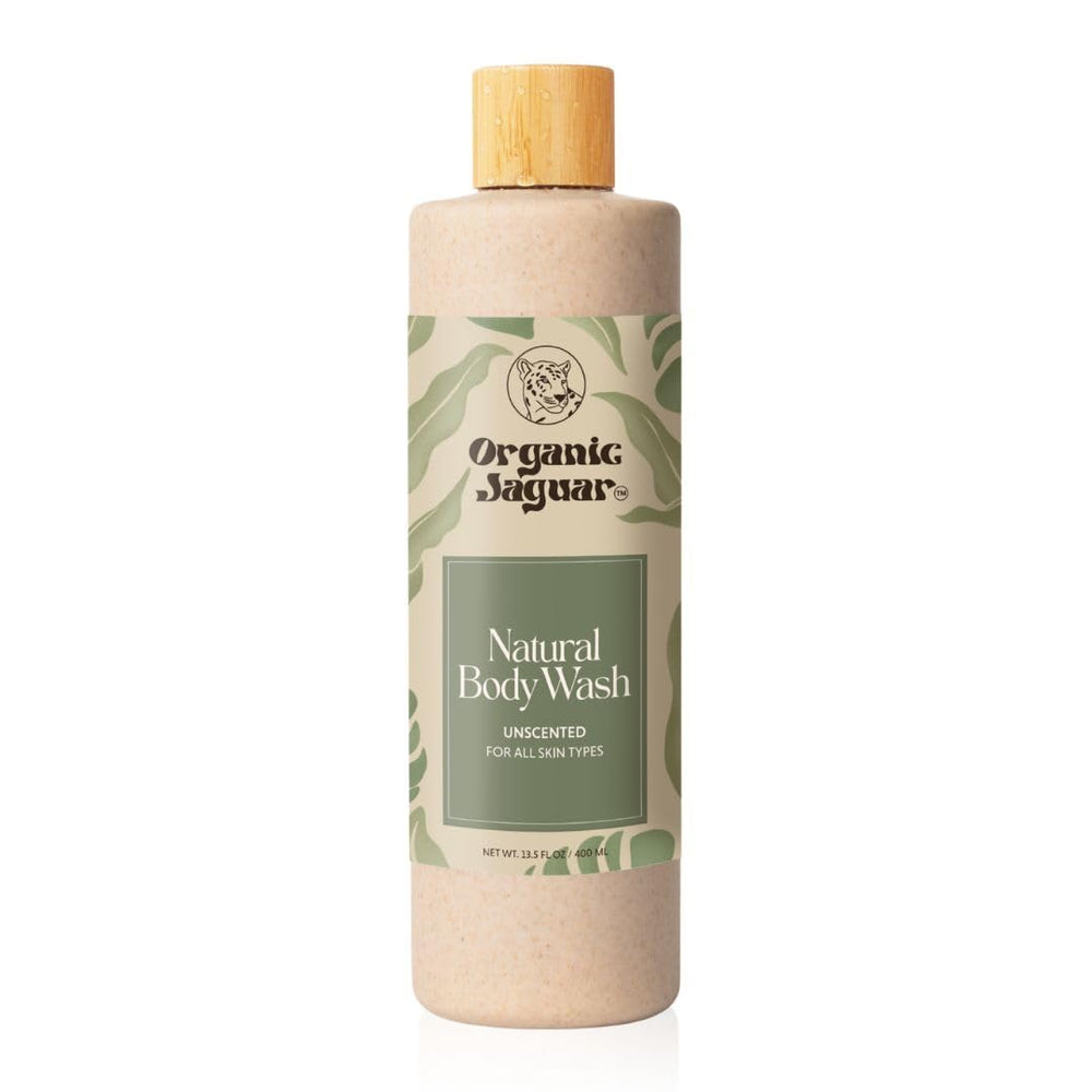 Organic Jaguar – bouteille-lavage-corps avec gel d aloès pour hydratation durable.
