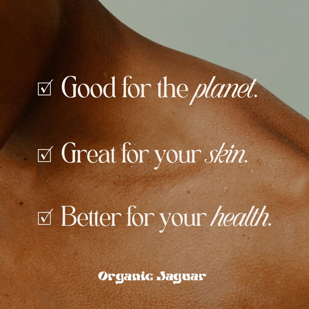 Organic Jaguar – flacon-lavage-corps pour usage quotidien et peau hydratée.