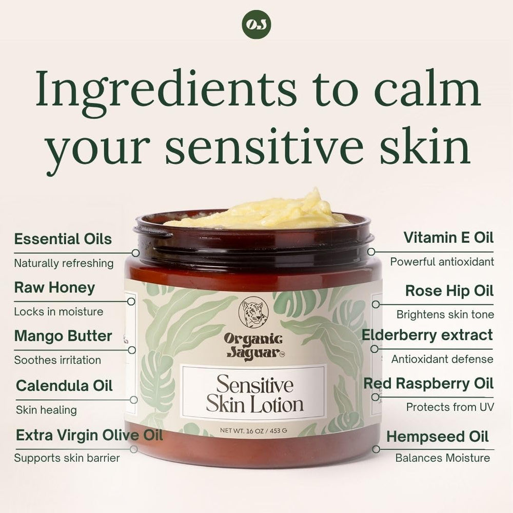 Ingrédients Organic Jaguar: huile d'olive extra vierge et miel.