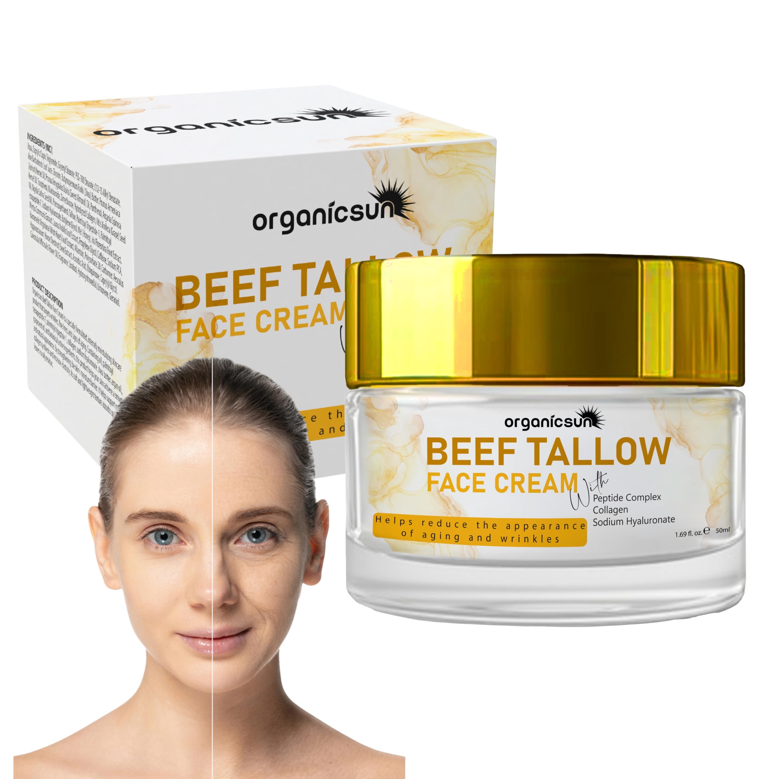Organicsun Crème Visage Utilisation Visage et Cou: soin quotidien visage et cou.