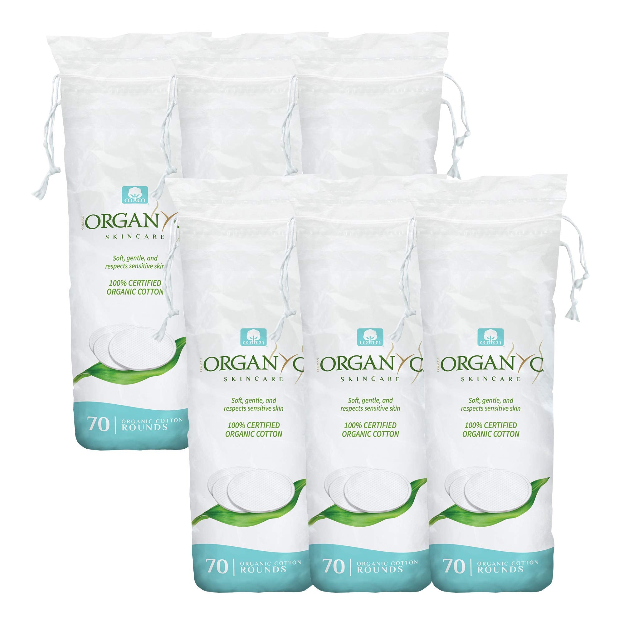 Organyc disques-coton-bio-420: coton doux pour le démaquillage en douceur.