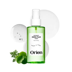 Orien tonique à l'armoise zéro film, bouteille spray légère hydratante et apaisante.