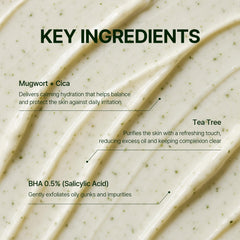 Orien Mugwort Zero Film Exfoliation 0,5% BHA pour un contrôle du sébum