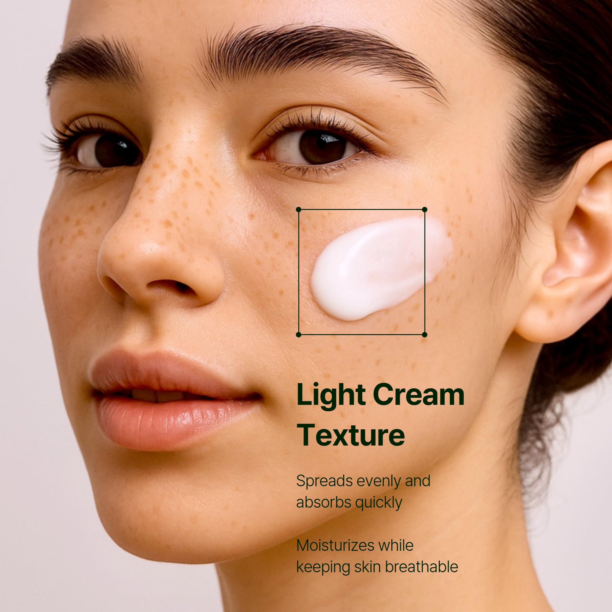 Orien Mugwort Zero Film – ingrédients clés comme la niacinamide pour une peau uniforme.