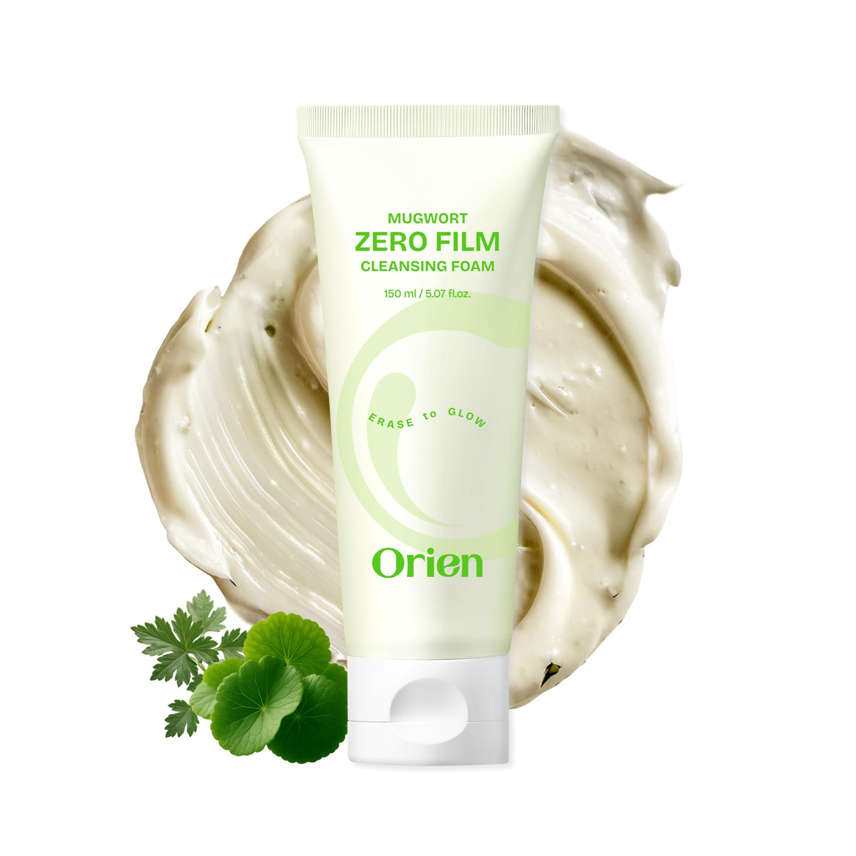 Orien Mugwort Zero Film Mousse Visage pour nettoyage en profondeur sans irritation