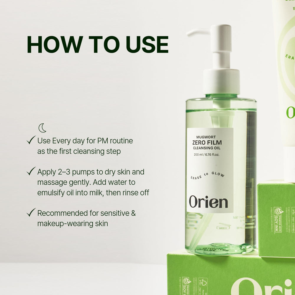 Routine quotidienne de nettoyage Orien avec rinçage efficace.